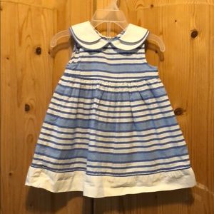 Gymboree Blue & White Stripe Dress (12-18 mo)